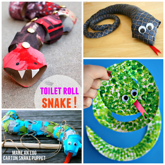 The Coolest Snake Crafts for Kids to Create