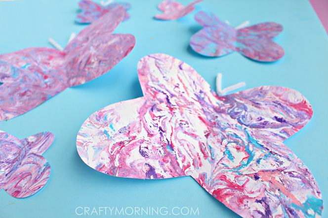 marbled-paper-butterfly-craft-for-kids