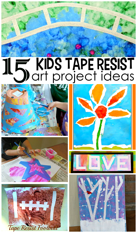 tape-resist-art-projects-crafts-for-kids