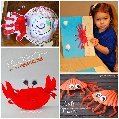 Crab Crafts for Kids to Make this Summer