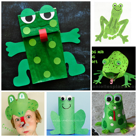 Cute Frog Crafts for Kids to Create