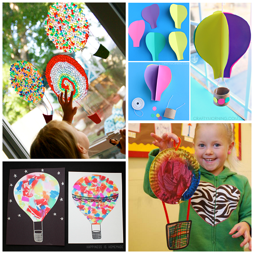 Hot Air Balloon Crafts for Kids to Make