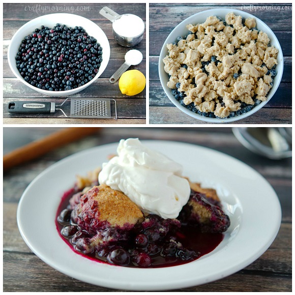 Blueberry Crumble/Cobbler Dessert Recipe