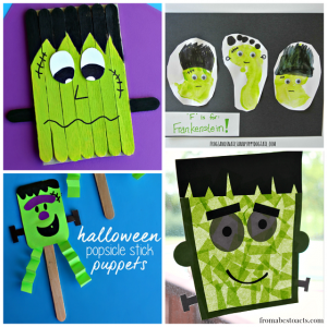 Cute Frankenstein Crafts for Kids to Make - Crafty Morning