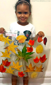 Make Leaf Collages with Contact Paper (Fall Craft)