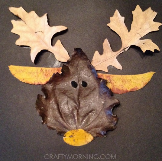 Leaf Animal Crafts to Make this Fall - Crafty Morning