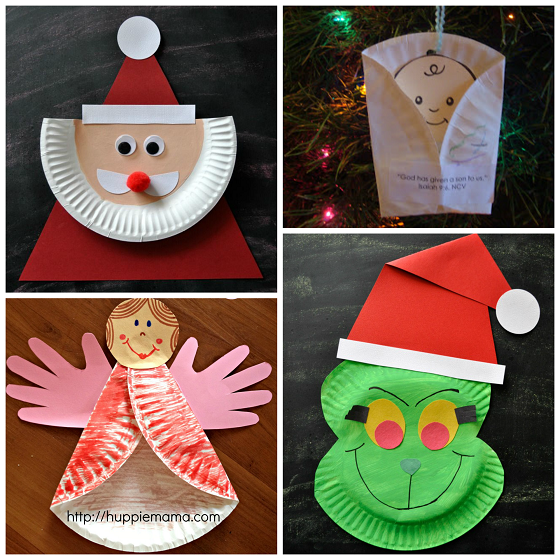 Christmas Paper Plate Crafts for Kids  Crafty Morning