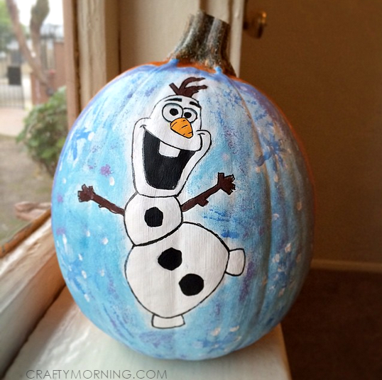 disney-frozen-olaf-halloween-pumpkin