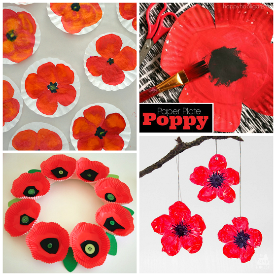 Beautiful Red Poppy Crafts for Kids to Make