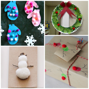 Pom Pom Christmas Crafts for Kids - Crafty Morning