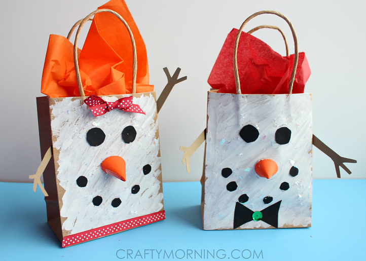 snowman-gift-bags-kids-craft