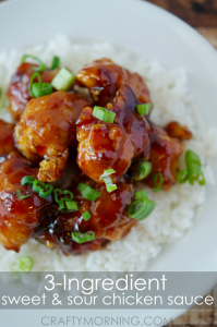 3-Ingredient Sweet and Sour Chicken Sauce Recipe - Crafty Morning