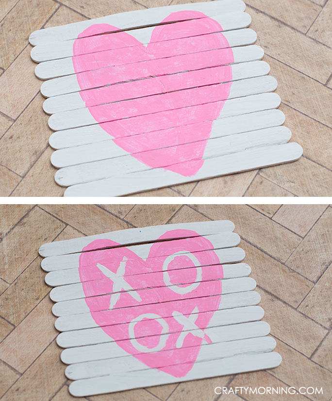 Popsicle Stick Heart Puzzles – The Pinterested Parent