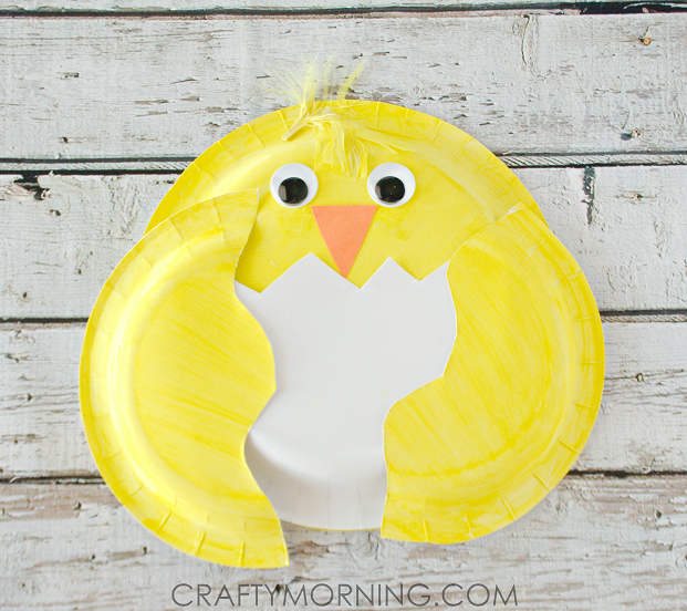 paper-plate-easter-chick-craft