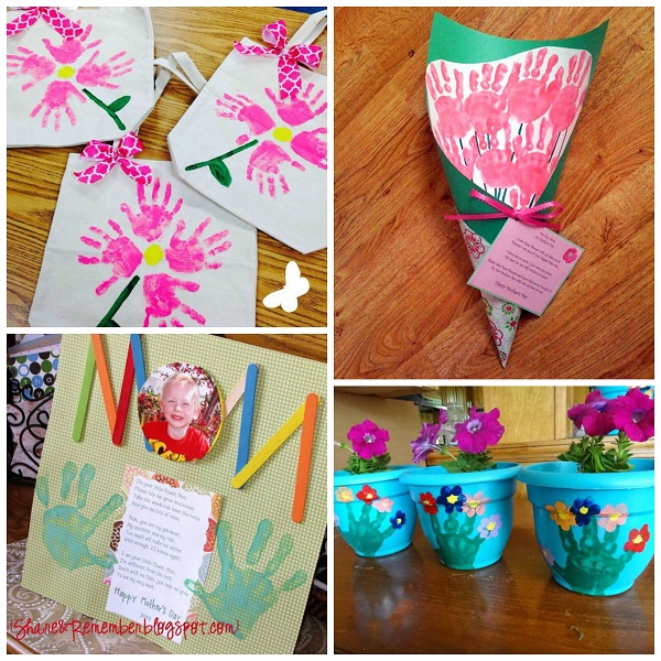 Mother's Day Handprint Crafts & Gift Ideas for Kids to Make