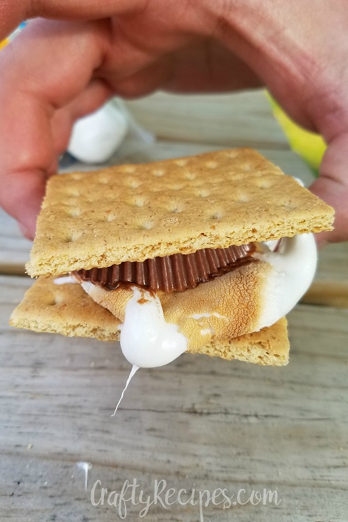 Reeses S'mores for a Campfire