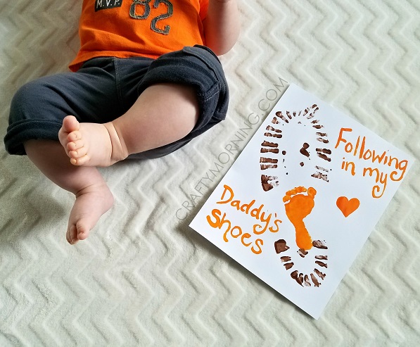 Following in My Daddy's Shoes (Father's Day Craft)