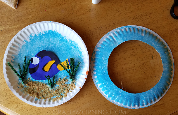 Finding Dory Paper Plate Craft - Crafty Morning
