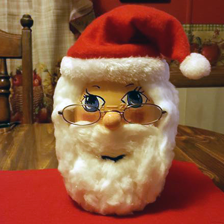 Mason Jar Santa Claus Craft