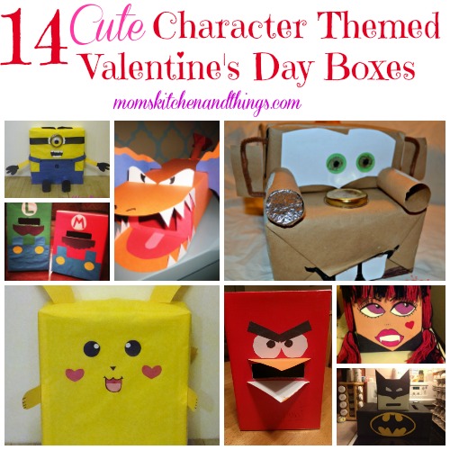 14 Cute Character Themed Valentine's Day Boxes!