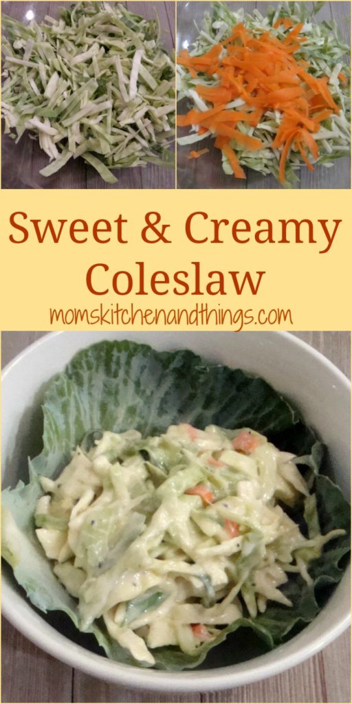 Sweet & Creamy Coleslaw