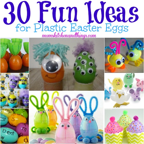 plastic easter egg crafts