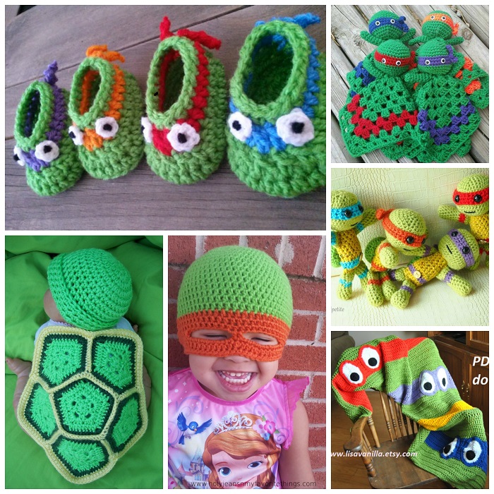 The Cutest Ninja Turtle Crochet Patterns