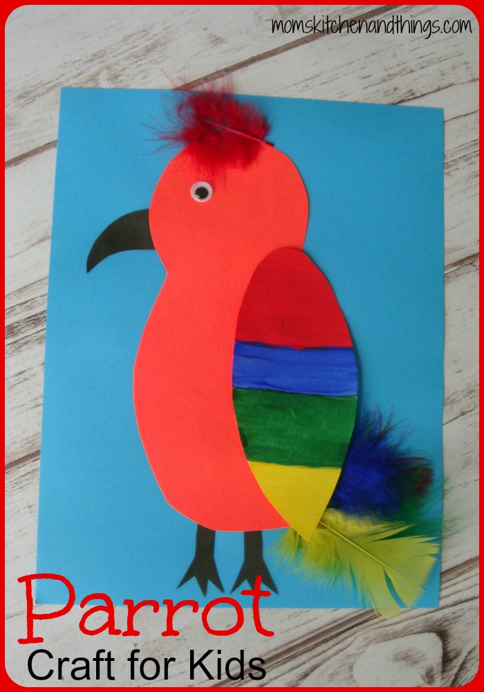 Parrot Craft for Kids - Crafty Morning