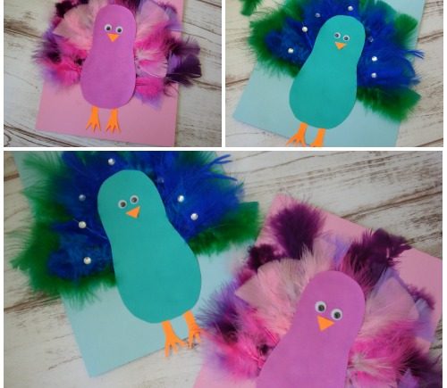 Peacock Craft for Kids