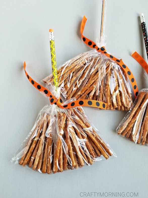 Pretzel Witch Broom Stick Treats