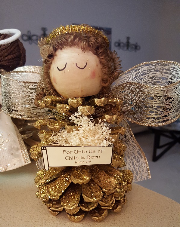 Handmade Wood Angel Ornaments (Set of 4) - Love and Blessings | NOVICA