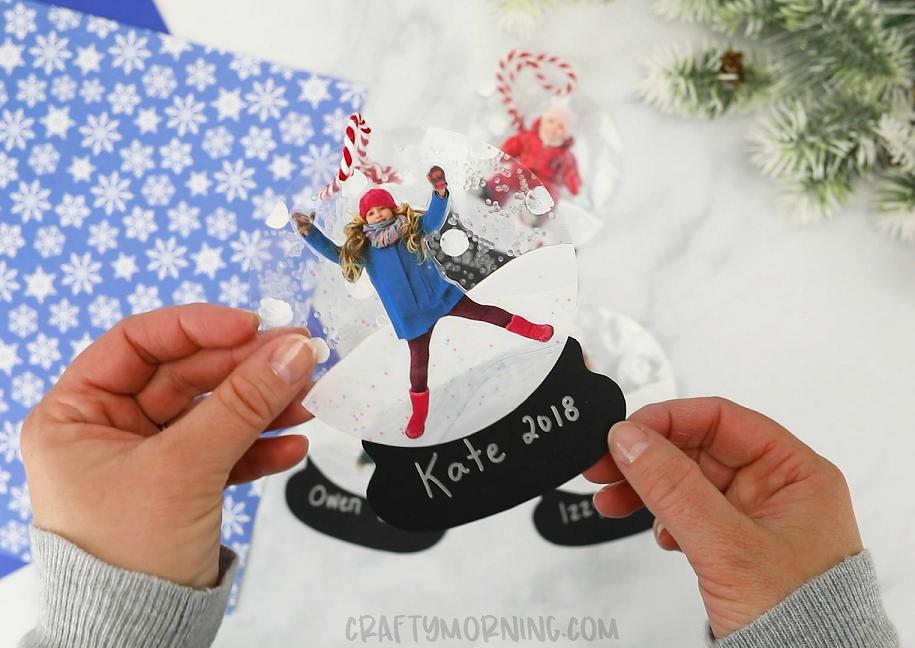 Free Laminated Snow Globe Template Crafty Morning