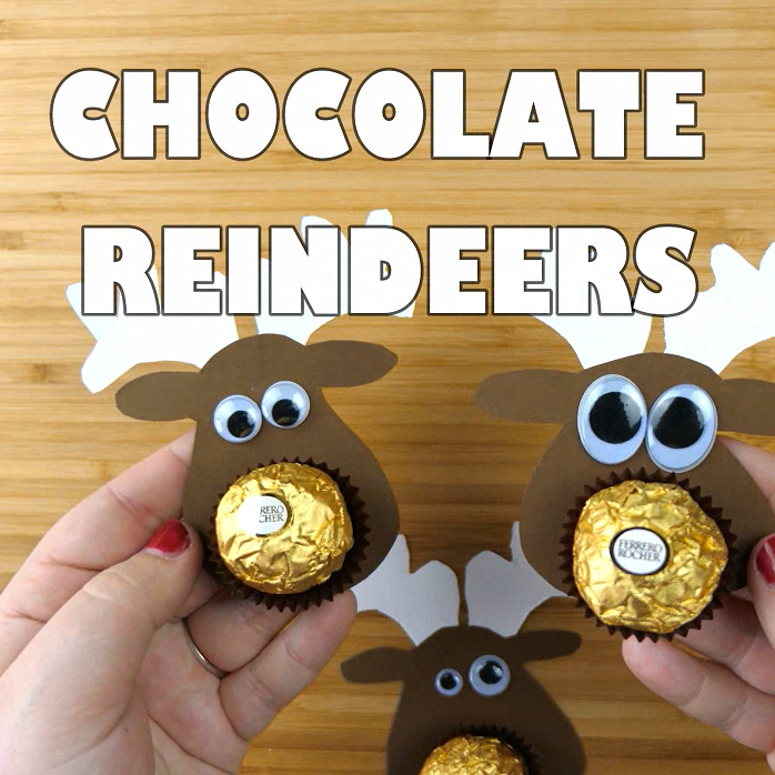 Ferrero Rocher Chocolate Reindeer Treats