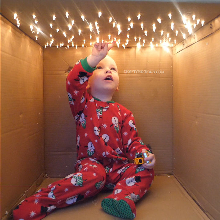 Christmas Light Cardboard Box
