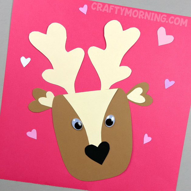 Valentine Deer Craft