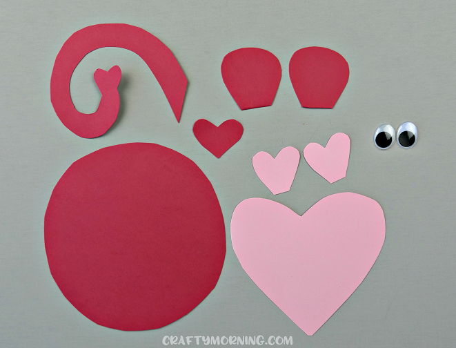 Hello Kitty Heart Valentine Craft - Crafty Morning