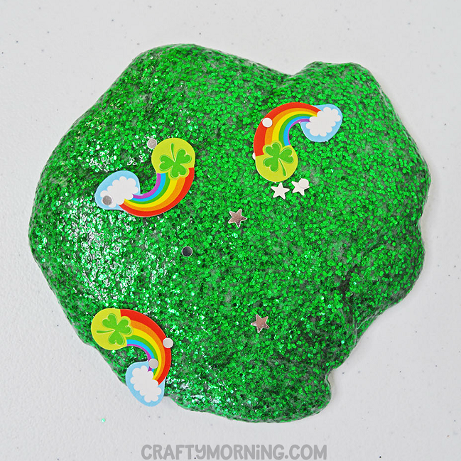 St. Patrick's Day Glitter Slime