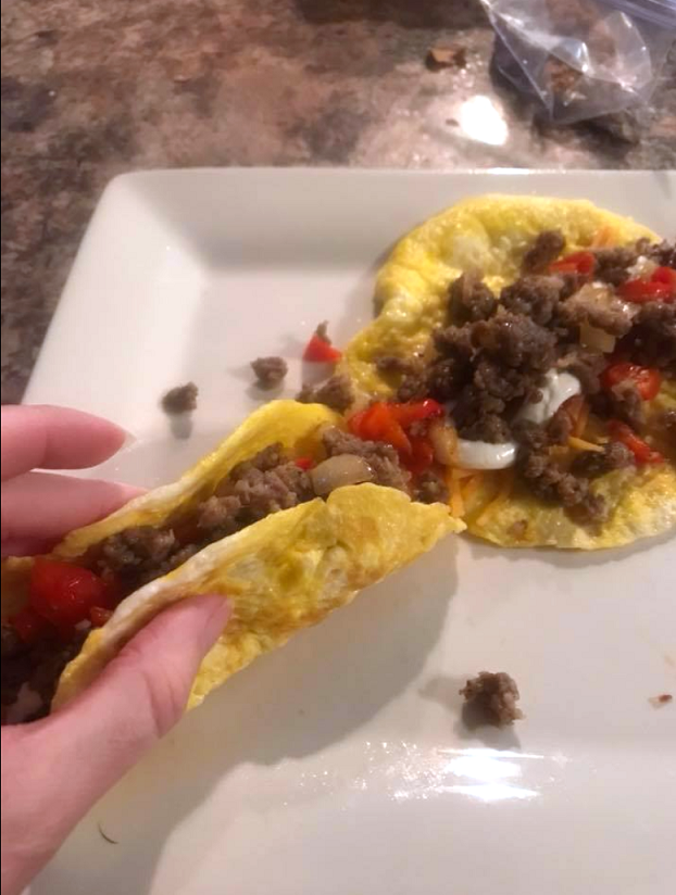 Keto Egg Breakfast Tacos