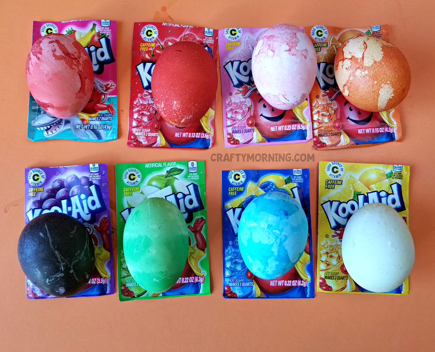 Easter Egg Coloring With Kool Aid Coloring Walls