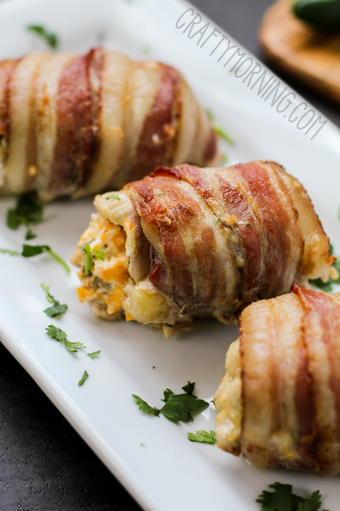 Bacon Wrapped Jalapeno Stuffed Chicken