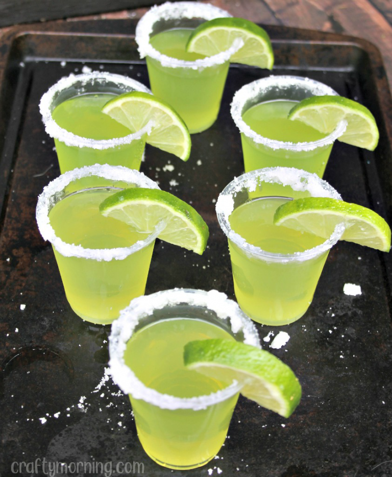 Lime Margarita Jello Shots Crafty Morning