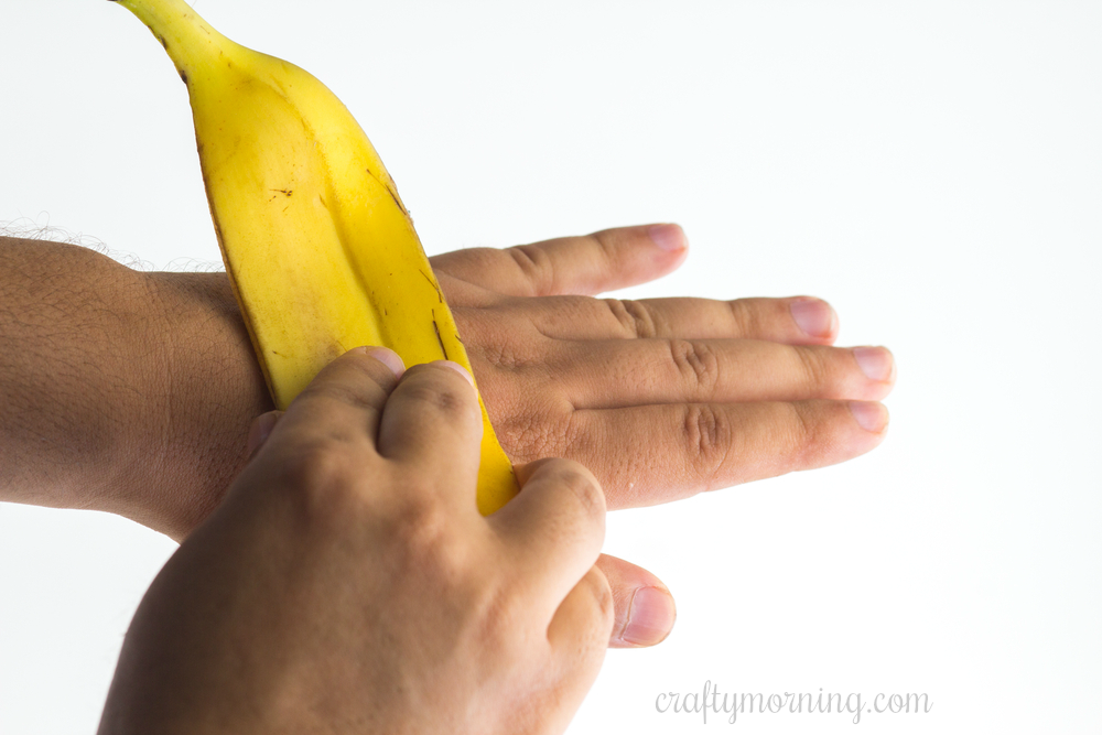 Use a banana peel.