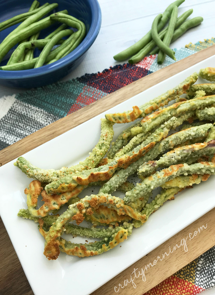 Oven Baked Parmesan Green Beans