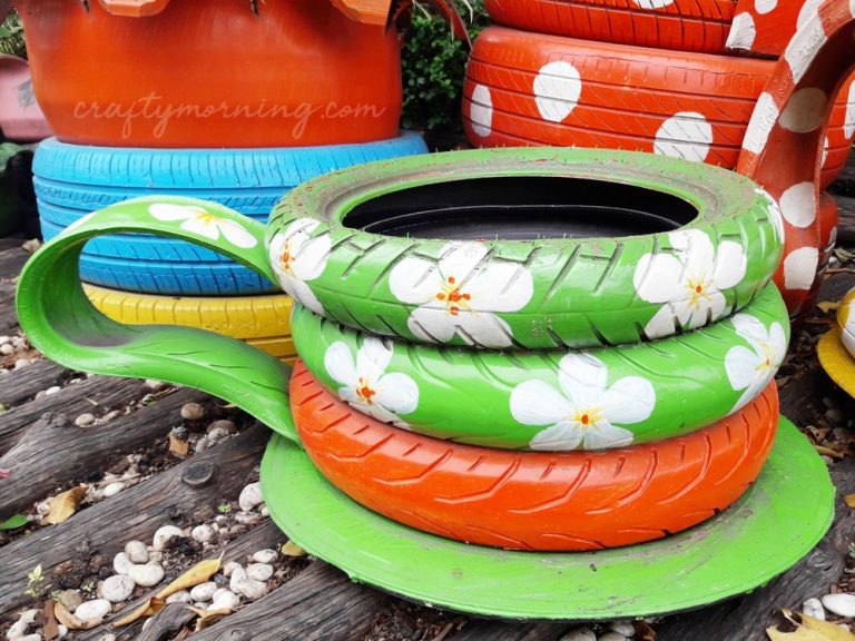 Adorable Ways to Incorporate Tires in Your Yard - Crafty Morning