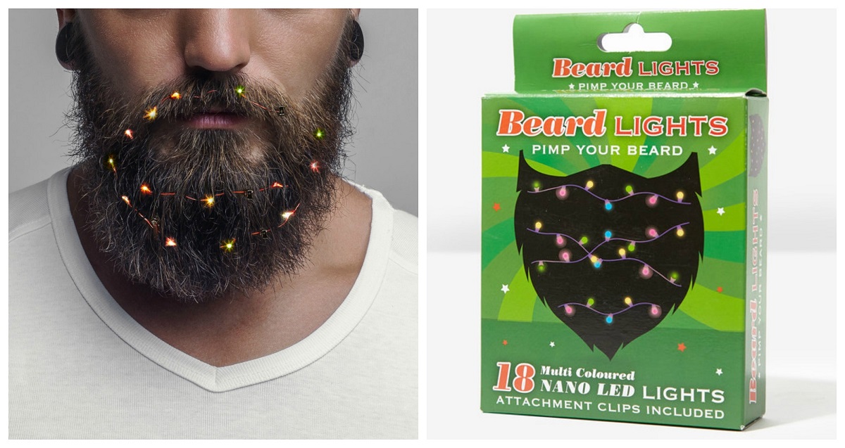 Fairy Christmas Lights for Men with Beards