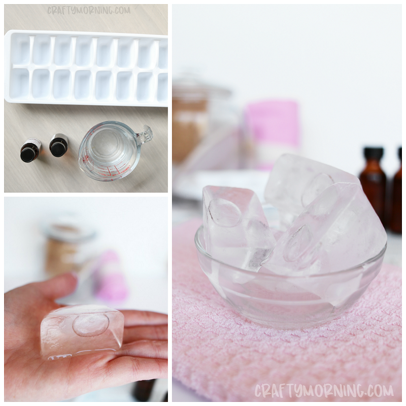 Ice Cube Tray Decongestant Shower Steamers