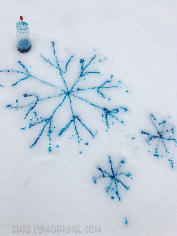 How to Make Snow Paint - Crafty Morning
