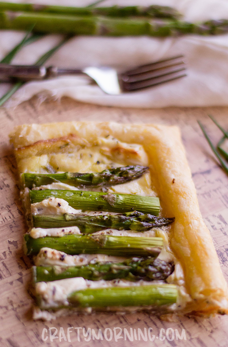 Asparagus Pastry Tarts Recipe