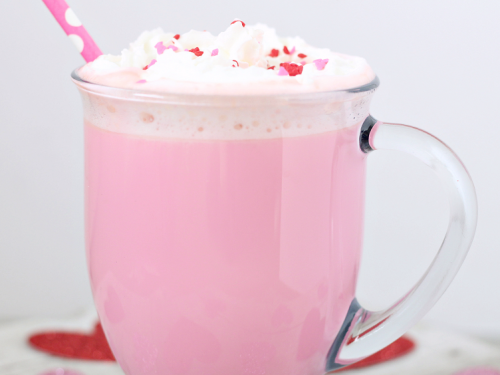 Pink Cold Cream Foam Valentine's Day Coffees, Hot or Cold! - Simply  Taralynn