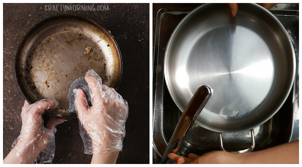 Best Ways to Clean Your Stainless Steel Pans with Stains - Crafty Morning Best Way To Clean Stainless Steel Pans